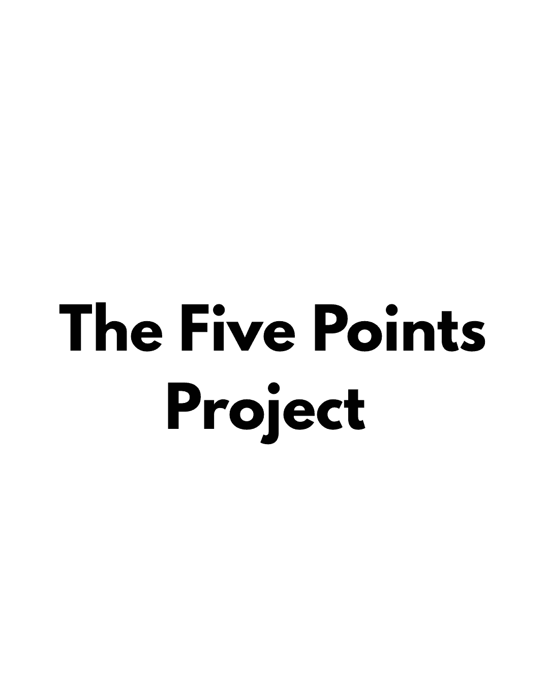 Thumbnail for The Five Points Project